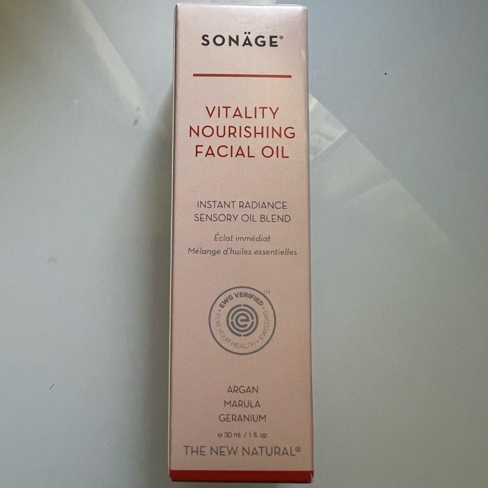 Sonage vitality nourishing facial oil